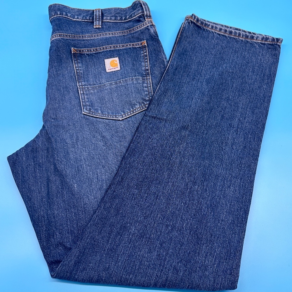 Carhartt Relaxed Fit 5-Pocket Heavyweight Denim Jeans Men's 38x36 BD5119-M